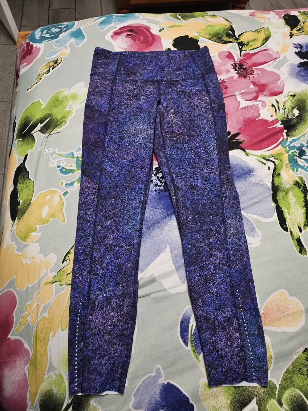 lululemon athletica Blue-Purple Space Dye Leggings
